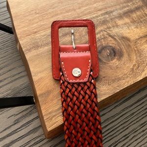 Leather belt ( Lacoaste)